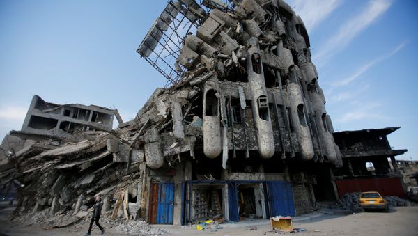 Destroyed building from previous clashes are seen in Mosul, Iraq - Sputnik International