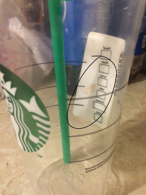 Blood stain on Starbucks cup given to Vice family - Sputnik International