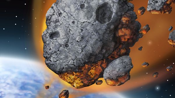  Meteor falling to Earth - Sputnik International