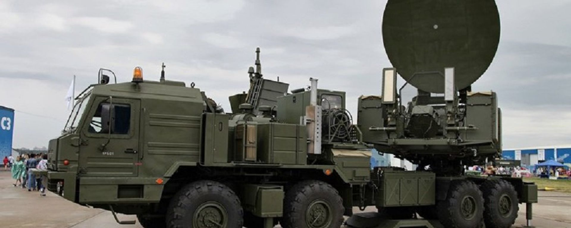 Russia's Krasukha-2 Electronic Warfare System deployed at a military expo.  - Sputnik International, 1920, 15.04.2023