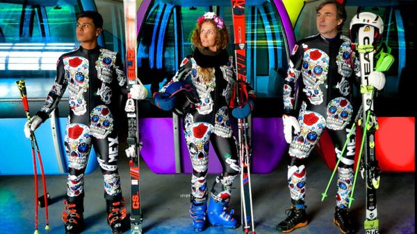 Alpine ski team uniforms worn by the Mexican team competing at the 2018 Winter Olympics in South Korea. - Sputnik International