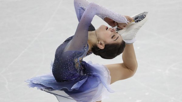 Figure Skating – Pyeongchang 2018 Winter Olympics – Team Event Women Single Skating short program – Gangneung Ice Arena - Gangneung, South Korea – February 11, 2018 - Evgenia Medvedeva, an Olympic athlete from Russia, competes - Sputnik International