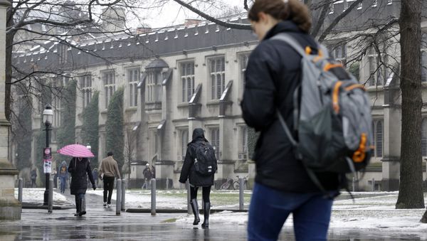 People walk at Princeton University in Princeton, N.J. (File) - Sputnik International