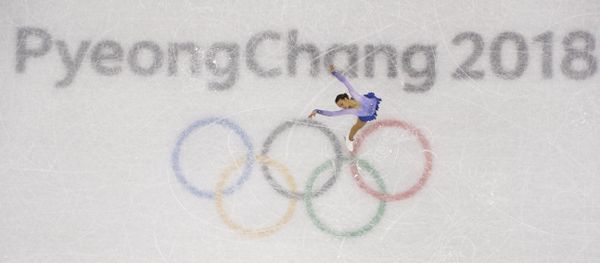 Nicole Schott, of Germany, performs in the ladies single figure skating short program in the Gangneung Ice Arena at the 2018 Winter Olympics in Gangneung, South Korea, Sunday, Feb. 11, 2018. Nicole Schott, of Germany, performs in the ladies single figure skating short program in the Gangneung Ice Arena at the 2018 Winter Olympics in Gangneung, South Korea, Sunday, Feb. 11, 2018. - Sputnik International