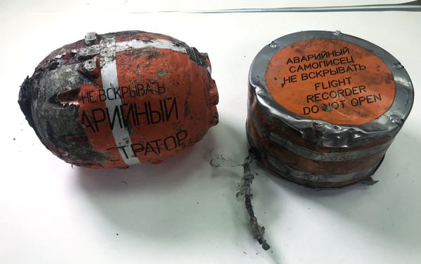 Protected modules of the voice and parametric flight recorders from the An-148 plane that crashed in the Moscow suburbs Protected modules of the voice and parametric flight recorders from the An-148 plane that crashed in the Moscow suburbs - Sputnik International