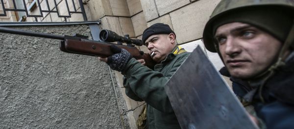 Armed oppositionists seen in the Independence Square, Kiev. (File) - Sputnik International