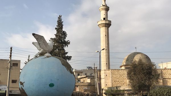 Central square of the Syrian city of Afrin - Sputnik International