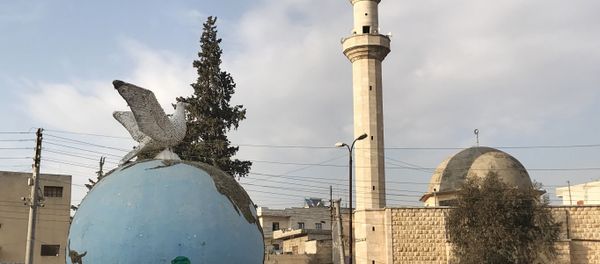 Central square of the Syrian city of Afrin Central square of the Syrian city of Afrin - Sputnik International