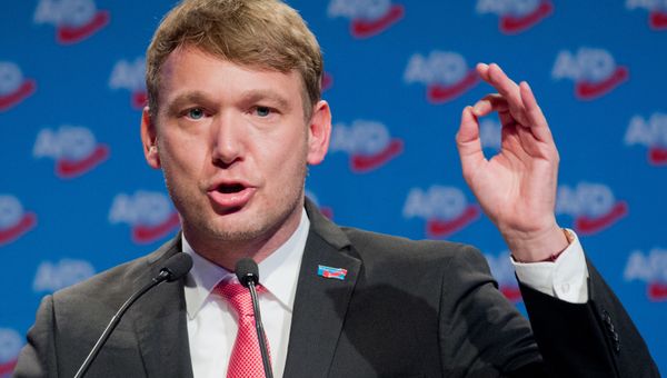 Member of the leadership of the Alternative for Germany (AfD) far-right party Andre Poggenburg speaks during the congress of the party on December 2, 2017 in Hanover, northern Germany Member of the leadership of the Alternative for Germany (AfD) far-right party Andre Poggenburg speaks during the congress of the party on December 2, 2017 in Hanover, northern Germany - Sputnik International