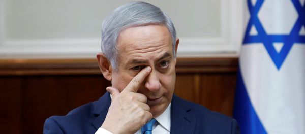 Israeli Prime Minister Benjamin Netanyahu attends the weekly cabinet meeting at the Prime Minister's office in Jerusalem February 11, 2018 Israeli Prime Minister Benjamin Netanyahu attends the weekly cabinet meeting at the Prime Minister's office in Jerusalem February 11, 2018 - Sputnik International