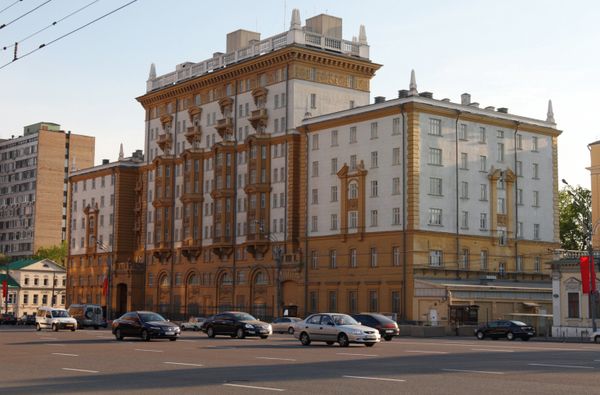 The building of the American Embassy in Moscow The building of the American Embassy in Moscow - Sputnik International