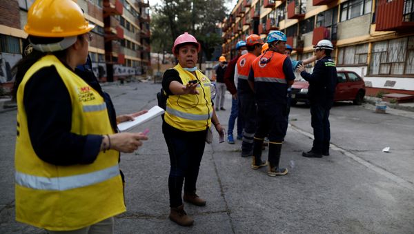 El terremoto en México - Sputnik International