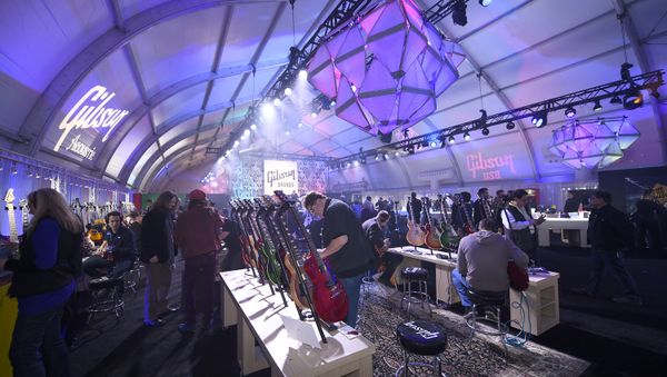 Gibson Brands at CES 2017 in Las Vegas is proudly showcasing new and innovative audio products from Philips, Philips Fidelio, Onkyo and musical instruments from Gibson USA, Gibson Custom, Gibson Memphis, Gibson Acoustic, Epiphone and more. (File) - Sputnik International