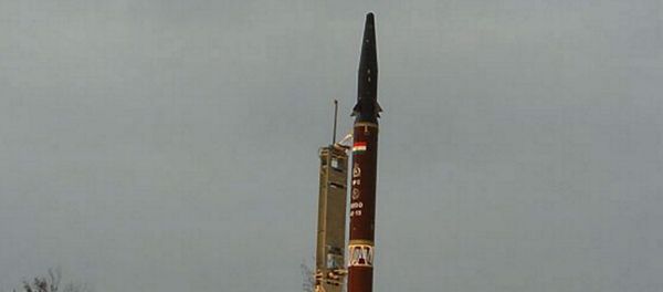 India's surface-to-surface missile Agni-II launches off Wheelers island in Orissa state, India (File) India's surface-to-surface missile Agni-II launches off Wheelers island in Orissa state, India (File) - Sputnik International