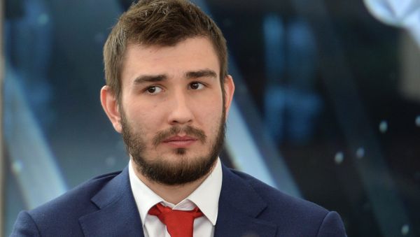 Russian national team member Vyacheslav Voinov at a presentation of the roster for the IIHF Ice Hockey World Championship. (File) - Sputnik International