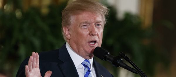 President Donald Trump speaks during the Public Safety Medal of Valor awards ceremony in the East Room of the White House, Tuesday, Feb. 20, 2018, in Washington. - Sputnik International