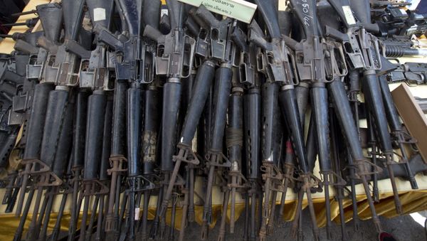 M-16 rifles (File) - Sputnik International