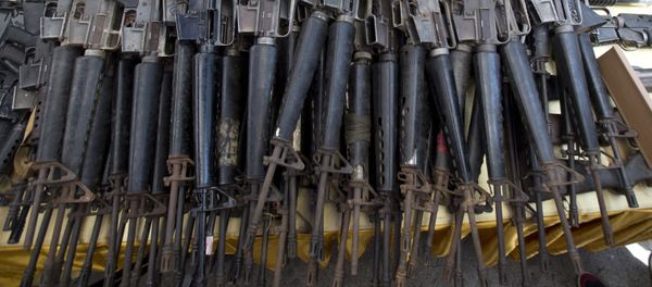 M-16 rifles (File) - Sputnik International