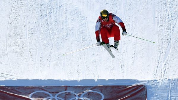 Freestyle Skiing - Pyeongchang 2018 Winter Olympics - Men's Ski Cross Finals - Phoenix Snow Park - Pyeongchang, South Korea - February 21, 2018 - Sergey Ridzik, an Olympic athlete from Russia, competes his way to a bronze medal - Sputnik International