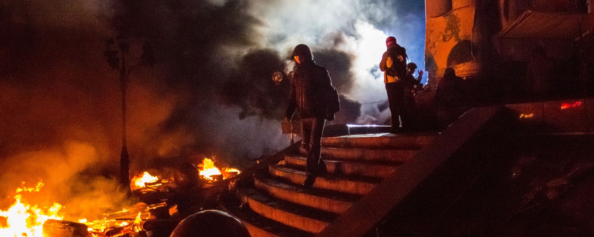 Supporters of the opposition on Maidan Square in Kiev during the clashes between protesters and the police. (File) - Sputnik International, 1920, 17.02.2024