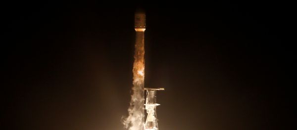 The SpaceX Falcon 9 rocket carrying a PAZ Earth Observation satellite is launched from Vandenberg Air Force Base (AFB), California, U.S., February 22, 2018 The SpaceX Falcon 9 rocket carrying a PAZ Earth Observation satellite is launched from Vandenberg Air Force Base (AFB), California, U.S., February 22, 2018 - Sputnik International