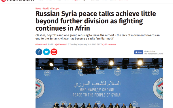 The Independent screengrab The Independent screengrab - Sputnik International