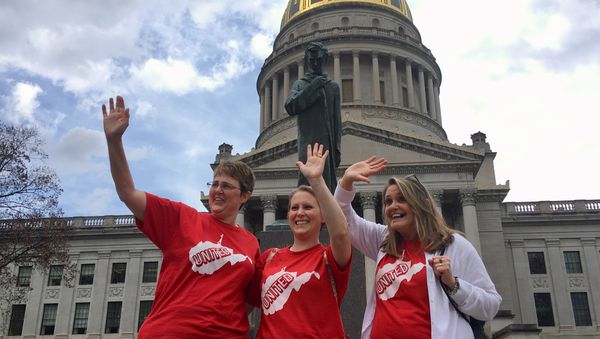 WEST VIRGINIA TEACHERS WALKOUT - Sputnik International