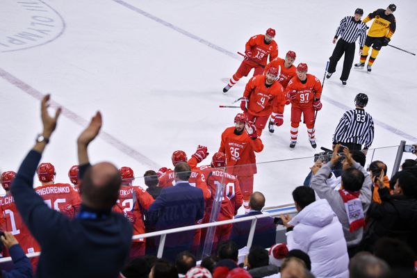 Russia's Olympic Hockey Final Win in Pictures - Sputnik International