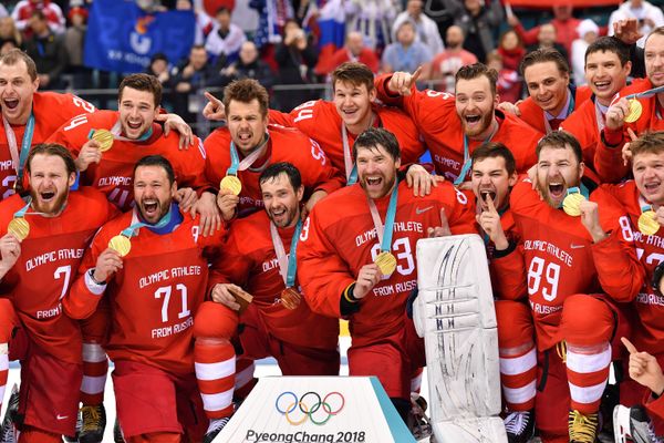 Russia's Olympic Hockey Final Win in Pictures - Sputnik International