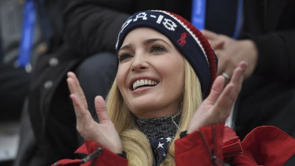 Ivanka Trump, daughter of U.S. President Donald Trump, watches the men's Big Air snowboard competition at the 2018 Winter Olympics in Pyeongchang, South Korea, Saturday, Feb. 24, 2018 - Sputnik International