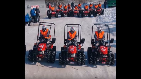 Tractor Biathlon Tournament - Sputnik International