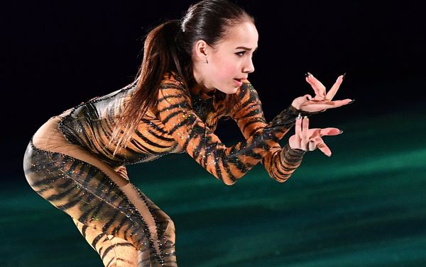 Russian figure skater Alina Zagitova during the exhibition gala at the XXIII Winter Olympic Games Russian figure skater Alina Zagitova during the exhibition gala at the XXIII Winter Olympic Games - Sputnik International