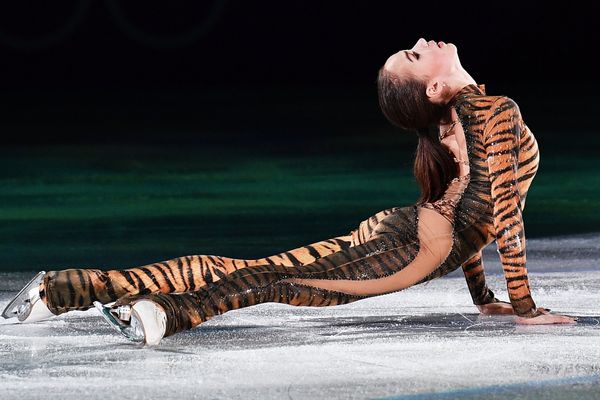 Russian figure skater Alina Zagitova during the exhibition gala at the XXIII Winter Olympic Games Russian figure skater Alina Zagitova during the exhibition gala at the XXIII Winter Olympic Games - Sputnik International