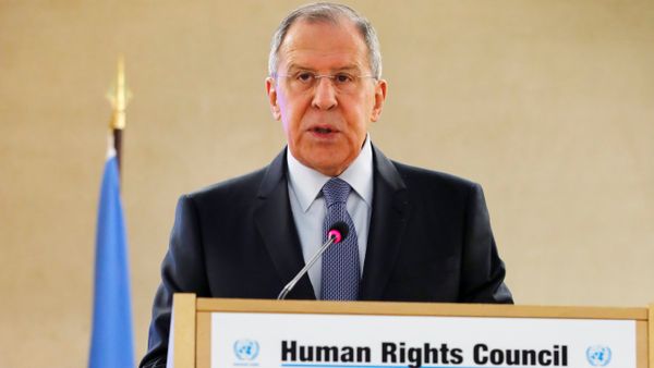 Sergey Lavrov, Minister for Foreign Affairs of Russia, attends the Human Rights Council at the United Nations in Geneva, Switzerland, February 28, 2018 Sergey Lavrov, Minister for Foreign Affairs of Russia, attends the Human Rights Council at the United Nations in Geneva, Switzerland, February 28, 2018 - Sputnik International