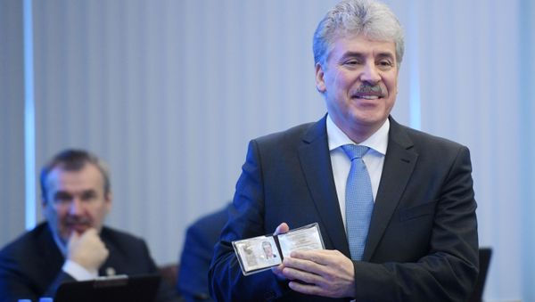 Pavel Grudinin - Sputnik International