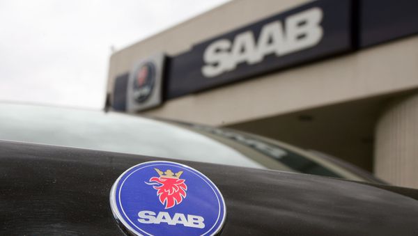 The logo of the Swedish auytomobile manufacturer Saab. (File) The logo of the Swedish auytomobile manufacturer Saab. (File) - Sputnik International