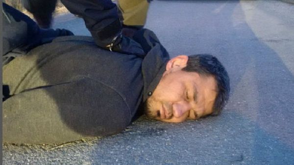Rakhmat Akilov is seen being apprehended in Marsta, North of Stockholm after the lorry attack in Central Stockholm that killed five on April 7, 2017 in this handout photo taken in Stockholm, Sweden on April 7, 2017 and released by Swedish Police on January 30, 2018 - Sputnik International