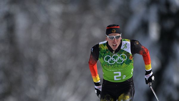 Tim Tscharnke (Germany) during the semifinal round of the team sprint in men’s cross-country skiing at the XXII Olympic Winter Games in Sochi - Sputnik International