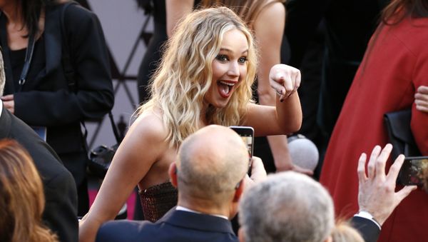 Jennifer Lawrence arrives at the Oscars on Sunday, March 4, 2018, at the Dolby Theatre in Los Angeles - Sputnik International