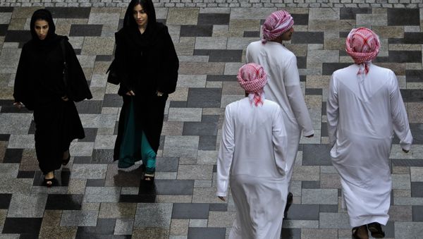 A modestly dressed women enjoy a weekend at JBR Walk in Dubai, United Arab emirates (File) A modestly dressed women enjoy a weekend at JBR Walk in Dubai, United Arab emirates (File) - Sputnik International