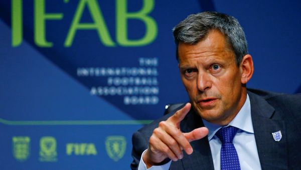 CEO Martin Glenn of the Football Association addresses a news conference after the 132nd Annual Meeting of the IFAB (International Football Association Board) at FIFA's headquarters in Zurich, Switzerland March 3, 2018 - Sputnik International