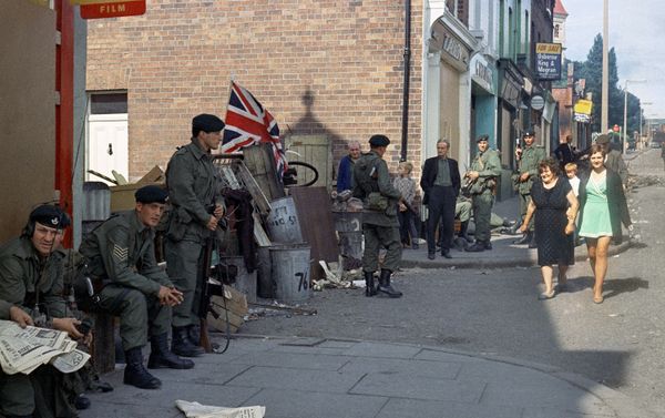 British troops in Belfast, Northern Ireland around 1969. British troops in Belfast, Northern Ireland around 1969. - Sputnik International