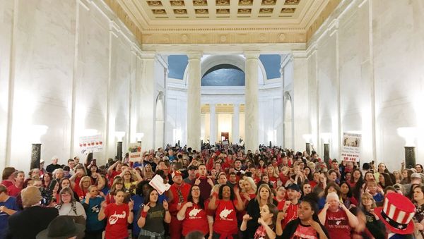 WEST VIRGINIA TEACHERS WALKOUT - Sputnik International