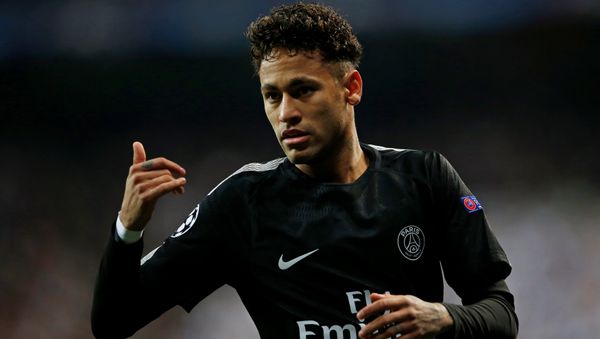 Soccer Football - Champions League Round of 16 First Leg - Real Madrid vs Paris St Germain - Santiago Bernabeu, Madrid, Spain - February 14, 2018 Paris Saint-Germain’s Neymar - Sputnik International