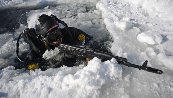 Winter Combat Drills of Russian National Guard's Special Forces - Sputnik International