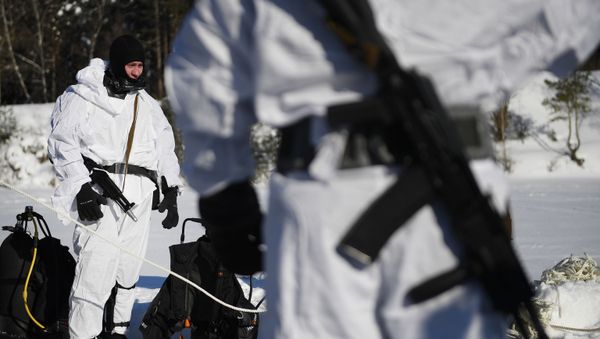Winter Combat Drills of Russian National Guard's Special Forces - Sputnik International