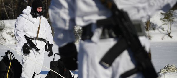 Winter Combat Drills of Russian National Guard's Special Forces - Sputnik International