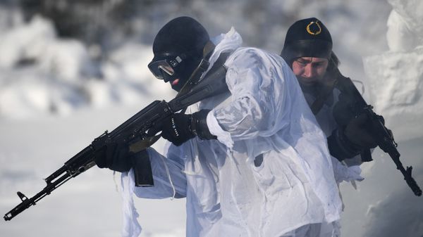 Winter Combat Drills of Russian National Guard's Special Forces - Sputnik International