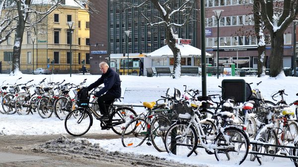 A bicycle parking near the Central Railway Station in the city of Malmö, Sweden, where the Eurovision 2013 final will be held. A bicycle parking near the Central Railway Station in the city of Malmö, Sweden, where the Eurovision 2013 final will be held. - Sputnik International