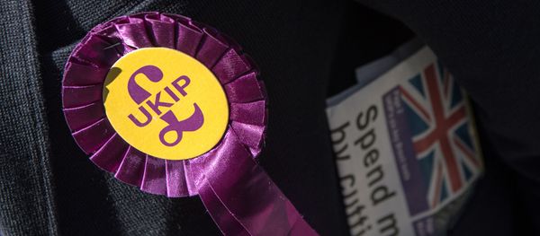 A UK Independence Party (UKIP) rosette (File) A UK Independence Party (UKIP) rosette (File) - Sputnik International